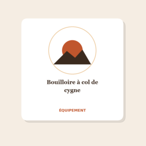 Bouilloire à col de cygne