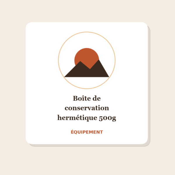 Boîte de conservation hermétique 500g
